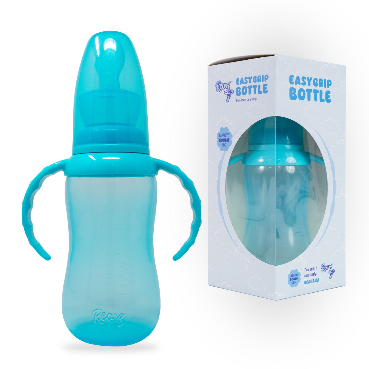 【即購入歓迎】Blue Babybottle Rearz Blue Easy Grip Adult Baby Bottle – myabdlsupplies