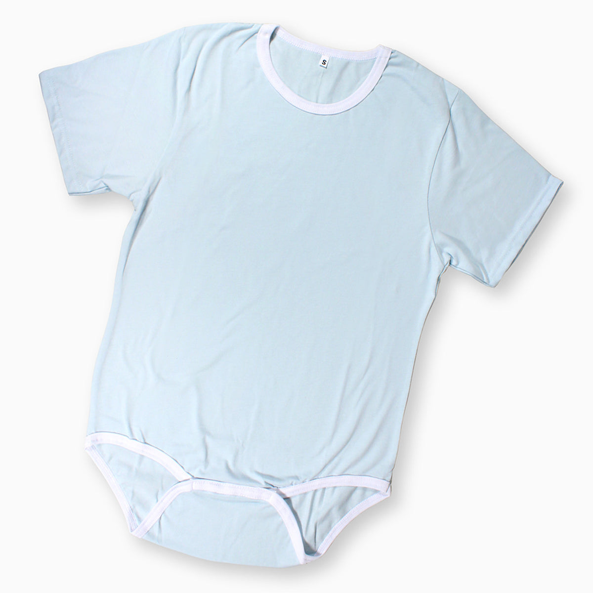 Blue Organic Unisex Adult Bodysuit myabdlsupplies