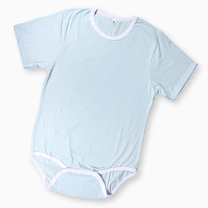 Blue Organic Unisex Adult Bodysuit - myabdlsupplies