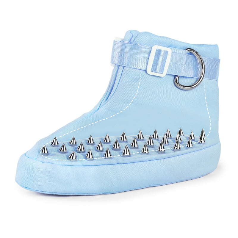 Forced Regression Crawling Trainer Locking Booties with Spike Blue