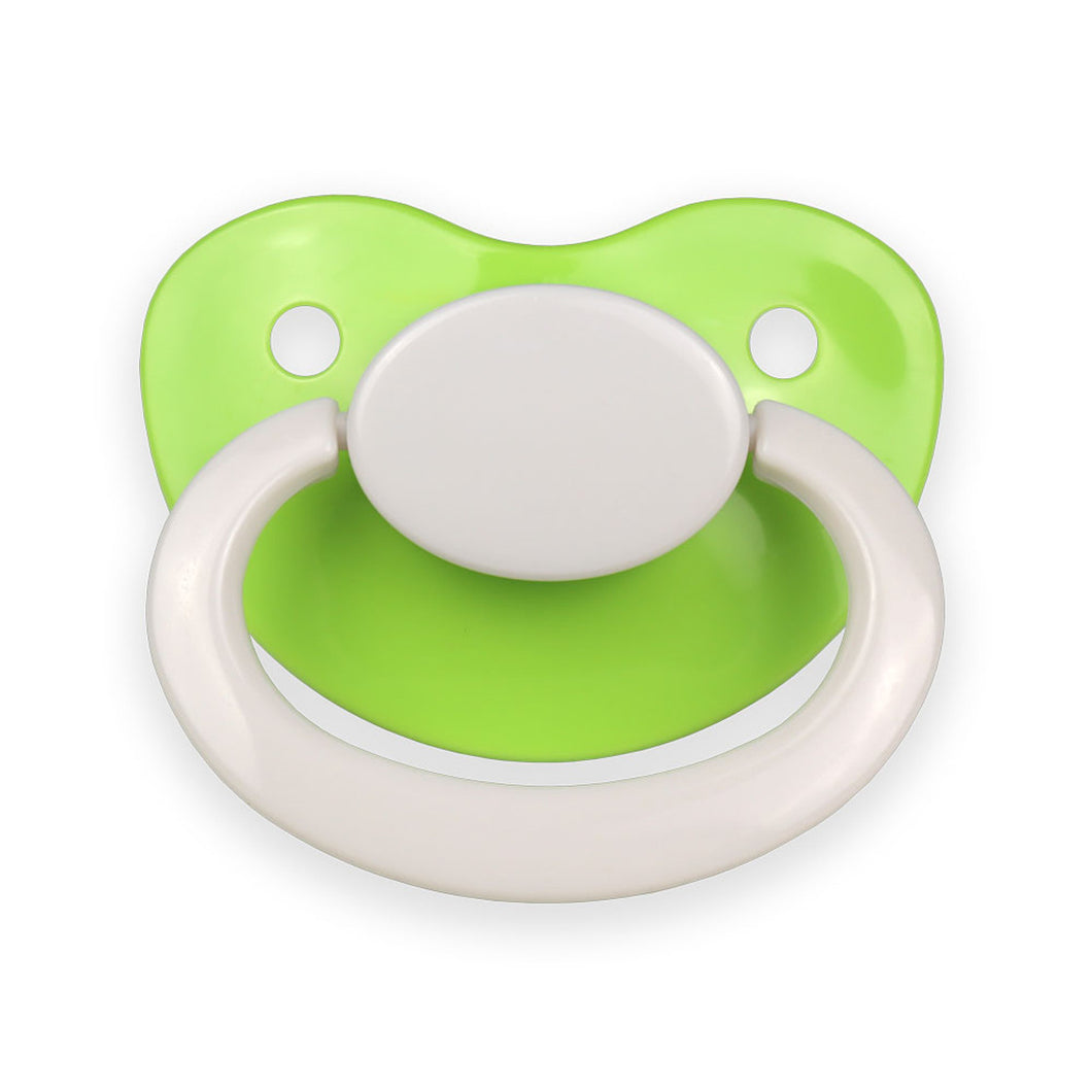 Green and White Pacifier