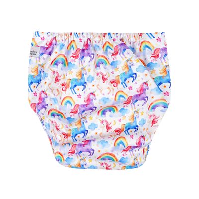 Comfort Haven Diaper Cover / Swim Diaper Rainbow Daydream