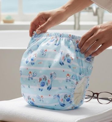 Comfort Haven Hybrid All-in-One Diaper Blue Tide