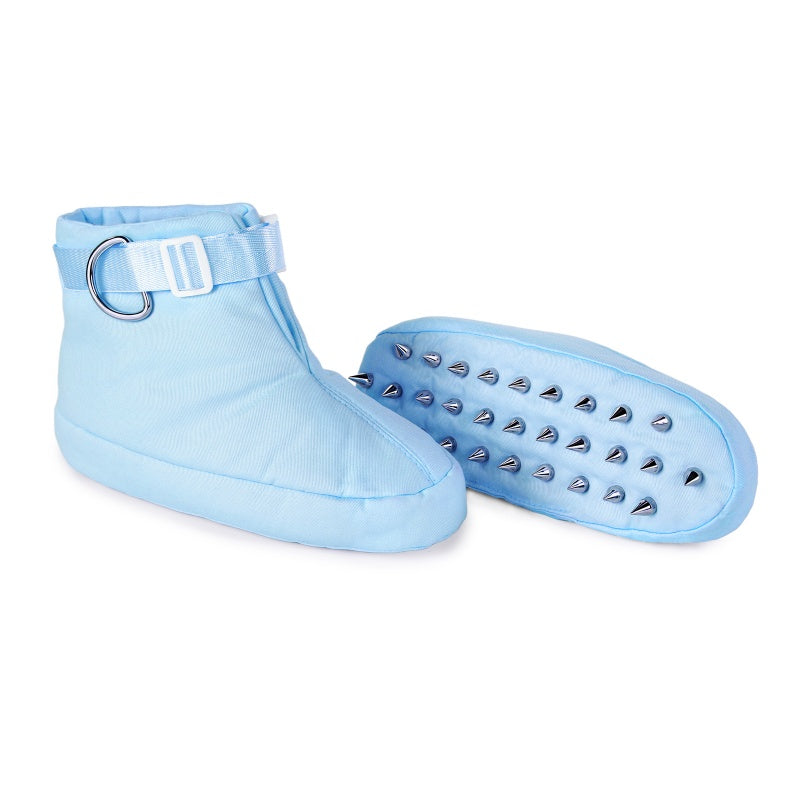 Forced Regression Crawling Trainer Locking Booties with Spike Blue