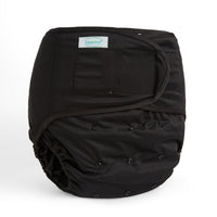 Black Diaper Cover Wrap