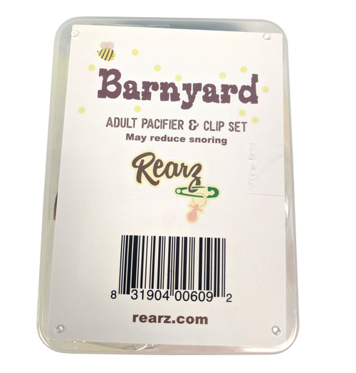 Barnyard Pacifier and Clip 2 Pack
