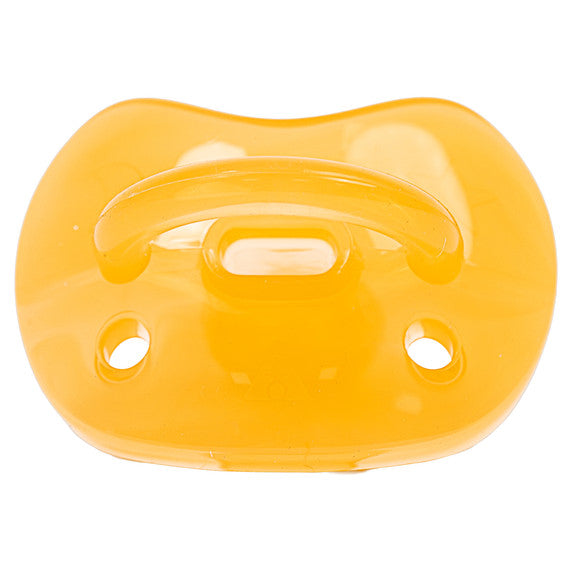 Gummi Silicone Adult Pacifier - Amber