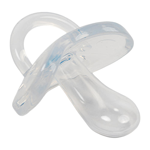 Gummi Silicone Adult Pacifier- Clear