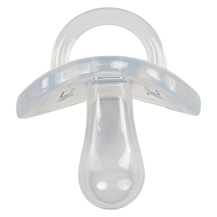 Gummi Silicone Adult Pacifier- Clear
