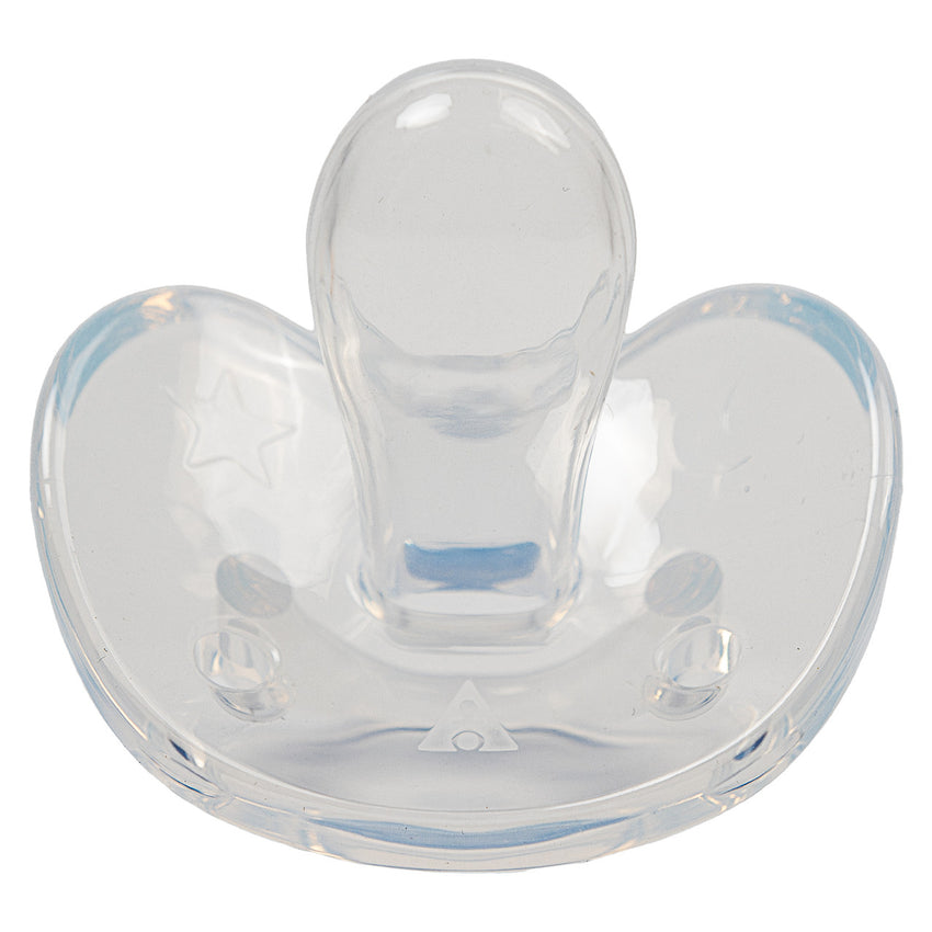 Gummi Silicone Adult Pacifier- Clear