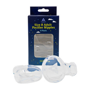 Clear Hypnos Replacement Size 8 Pacifier Teats