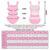 Latex-like Babygirl in Training Onesie Bodysuit