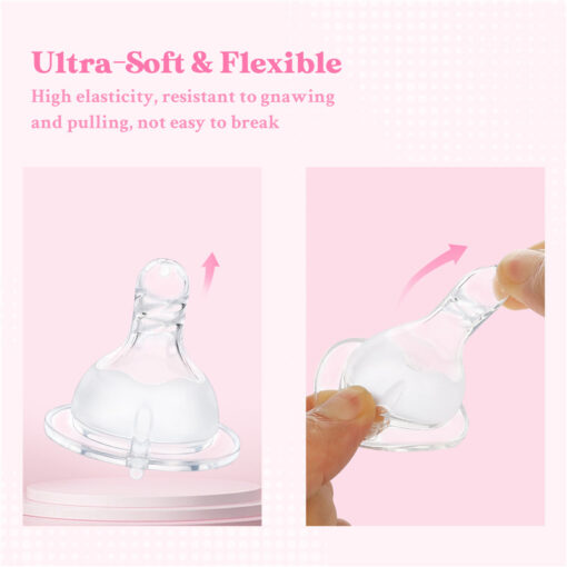 Spiral Texture Bottle Nipples 3-  Pack
