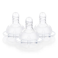 Spiral Texture Bottle Nipples 3-  Pack