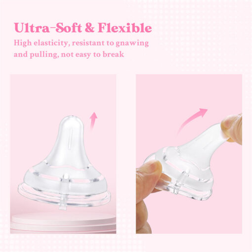 Textured Surface Bottle Bottle  Nipples 3-Pack