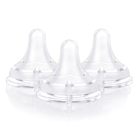 Textured Surface Bottle Bottle  Nipples 3-Pack