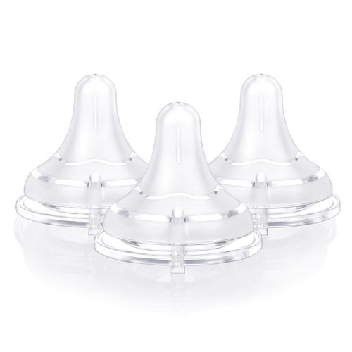 Textured Surface Bottle Bottle  Nipples 3-Pack