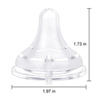 Textured Surface Bottle Bottle  Nipples 3-Pack