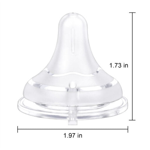 Textured Surface Bottle Bottle  Nipples 3-Pack