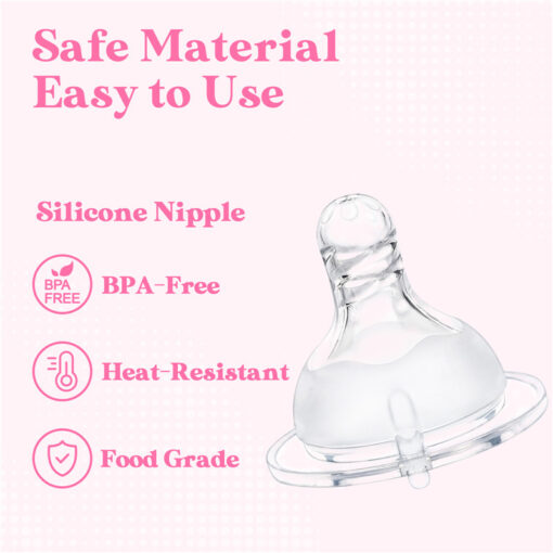 Soft Touch Bottle Nipples for  Adults Assorted 3-Pack