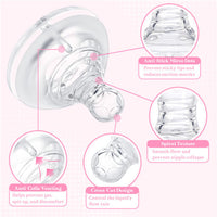 Soft Touch Bottle Nipples for  Adults Assorted 3-Pack