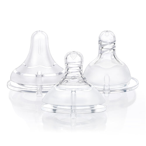 Soft Touch Bottle Nipples for  Adults Assorted 3-Pack