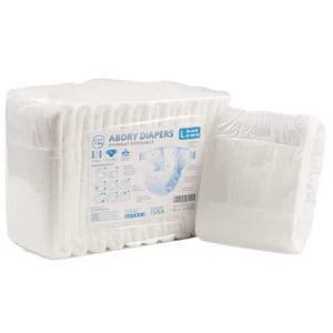 ABDry White Adult Diapers MEDIUM PACK - myabdlsupplies