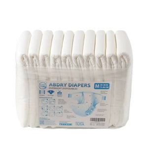 ABDry White Adult Diapers MEDIUM PACK - myabdlsupplies