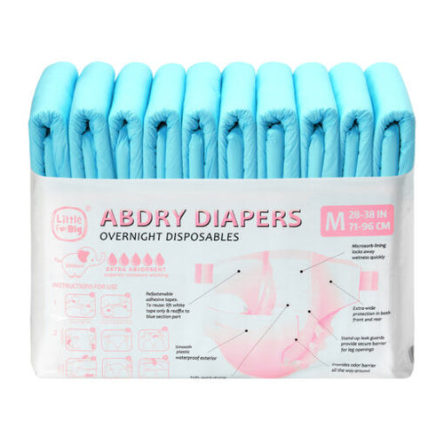 ABDry Ultra Absorbent Diapers 10 Pieces Pack Blue