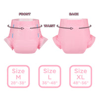 ABDry Ultra Absorbent Adult Diapers 2 Pieces Sample Pack Pink (M)/(L)/(XL)