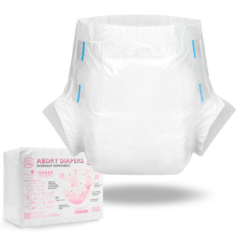 ABDry White Adult Diapers Pack