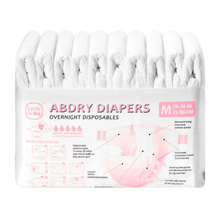 ABDry White Adult Diapers Pack