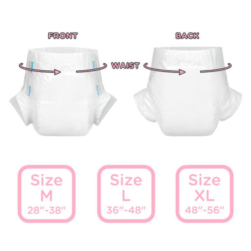 ABDry White Adult Diapers Pack