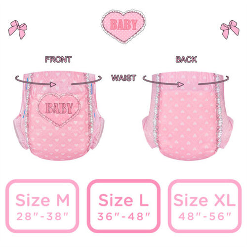 Blushing Baby Adult Diapers 2 Pieces Sample Pack(M)/(L)/(XL)