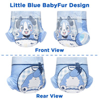 Little Blue BabyFur Cloth Back Diapers 10 Pieces Pack