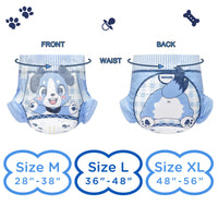 Little Blue BabyFur Cloth Back Diapers 10 Pieces Pack