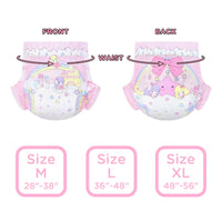 Fairy Littles in Dreamland Ultra Absorbent Cloth Back Adult Diapers 10 Pieces Pack PRE SALES ITEM. THIS ITEM IS NOT IN STOCK AND PRE SALES ONLY