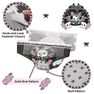 Goth BRAT Ultra Absorbent Diapers 10 Pieces Pack