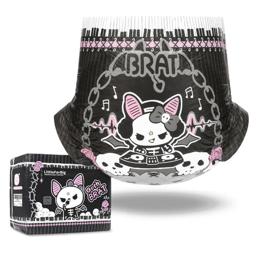 Goth BRAT Ultra Absorbent Diapers 10 Pieces Pack
