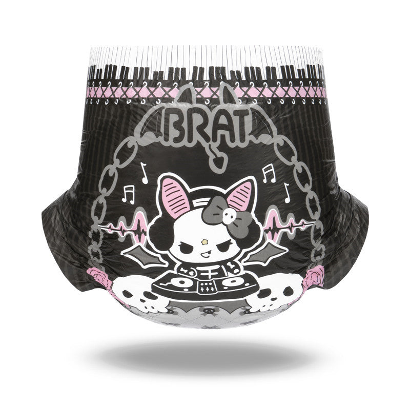 Goth BRAT Ultra Absorbent Diapers 2 Pieces Sample Pack(M)/(L)/(XL