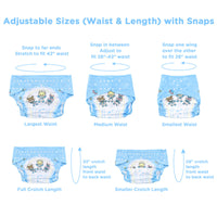 Astro Babies Adult Diaper Wrap Cover One Size