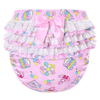 Usagi Pastel Circus Pattern Ruffle Adult Diaper Cover