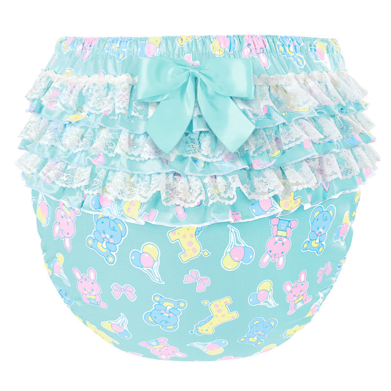 Baby Parade Pattern Ruffle Adult Diaper Cover