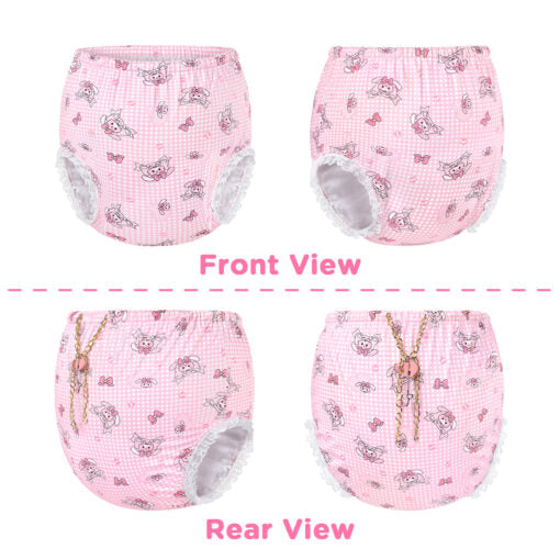 Bunnies & Bows Usagi Pattern Lockable Waistband Pull-On Diaper Cover