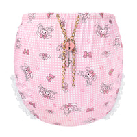 Bunnies & Bows Usagi Pattern Lockable Waistband Pull-On Diaper Cover