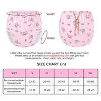 Bunnies & Bows Usagi Pattern Lockable Waistband Pull-On Diaper Cover