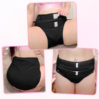 Hook-and-Loop Adult Training Pants Black