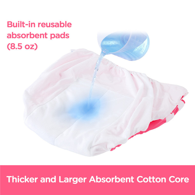 Hook-and-Loop Adult Training Pants Hot Pink