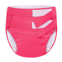 Hook-and-Loop Adult Training Pants Hot Pink