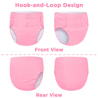 Hook-and-Loop Adult Training Pants Pink